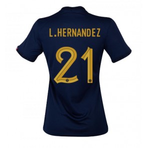 Lacne Ženy Futbalové dres Francúzsko Lucas Hernandez #21 MS 2022 Krátky Rukáv - Domáci